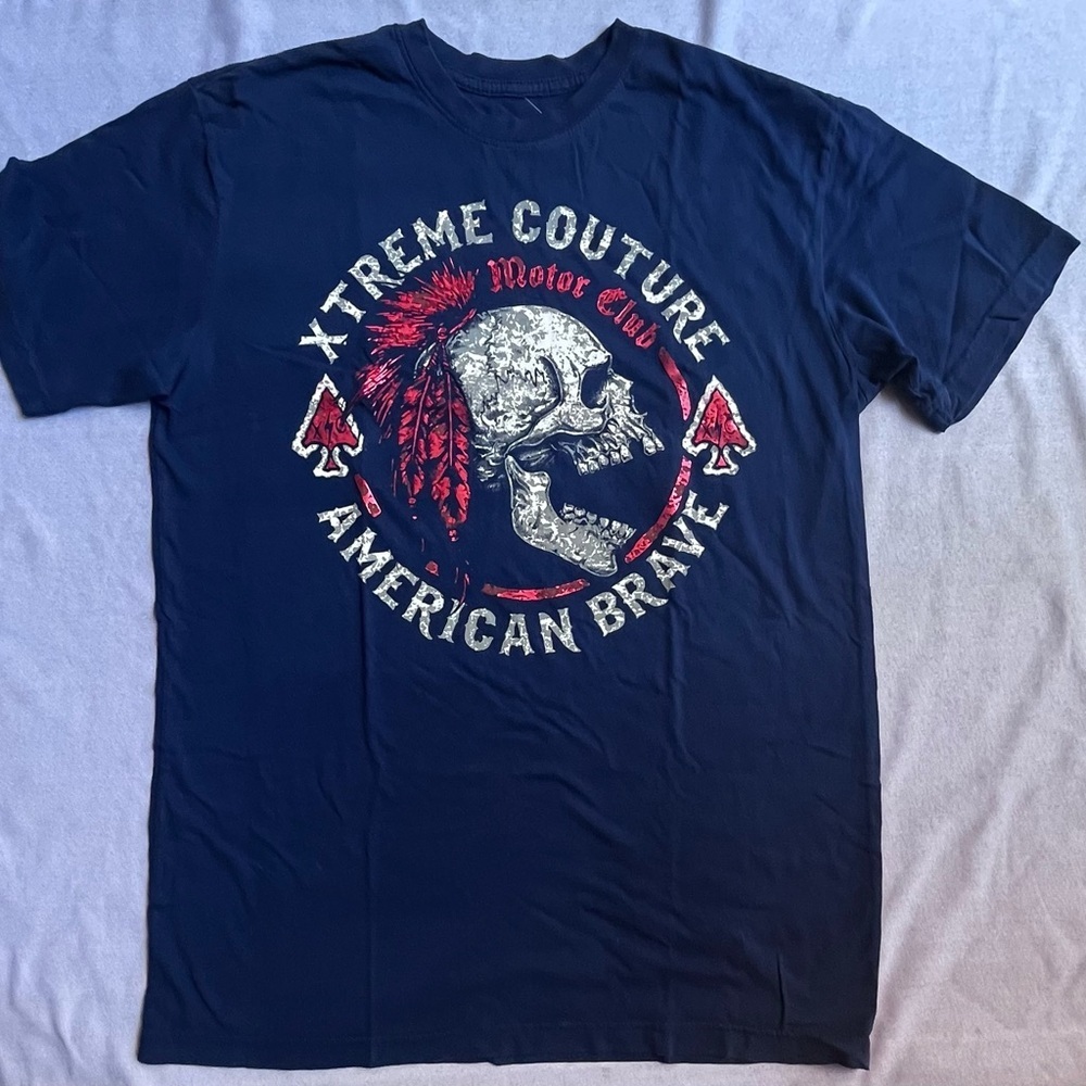 Xtreme Couture Navy Graphic Tee